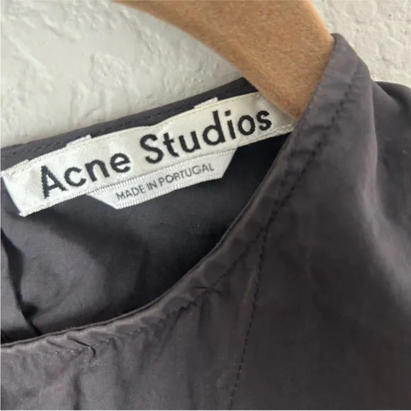 Acne Studios Asymmetrical Tank in Gray - Picture 2 of 3